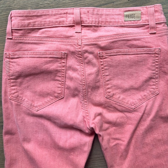 Paige Pink Verdugo Ultra Skinny Jeans Women’s size 27 - Picture 3 of 9